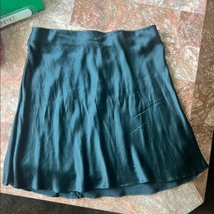 Quince 100% Washable Black Silk Mini Skirt
